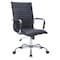 Leisuremod Harris High-Back Faux Leather Office Chair, Black HOT19BLL - alternate 1