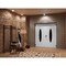 Vdomdoors Front Exterior Prehung Aluminum Double Doors Ronex1277 Black Enamel Mirrored Clear Glass Entry RONEX1277DEXD-BLK-W72xH96-LH-O - alternate 3