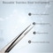 A2Z Scilab Tweezers, Fine Serrated Tip Lab Forceps, 4.5 inch, Stainless Steel A2Z-ZR1124 - alternate 5
