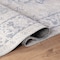 World Rug Gallery Blue and Ivory Medallion Rug - Machine Washable, Flat Pile, Family Friendly 2 ft x 3 ft WR172BLUE2X3 - alternate 9