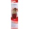 Princeton RealValue Brush Set, Camel Bristles, Short Handle Mixed Media Paintbrush, Red, 4-Piece Set, 3PK PR9121 - alternate 3