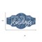 Homeroots Set of Two Blue And White Christmas Home For The Holidays Wood Wall Decor, 2PK 634259 - alternate 3
