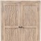 Homeroots 72in Ivory Distressed Solid Wood Frame Accent Cabinet With Two Doors 620847 - alternate 8