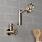Kingston Brass Wall Mount Pot Filler Faucet, Antique Brass KS4103RX - alternate 6