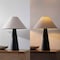 Jonathan Y Harrison 22.5" Modern Contemporary Sculptural Tapered Cone Resin LED Table Lamp, Matte Black, 2PK JYL5607A-SET2 - alternate 9