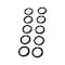 Cnh GASKET 12/PK, CNH OEM K0471702000 K0471702000 - alternate 2