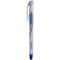 Universal Stick Gel Pen, Medium 0.7mm, Blue Ink, Silver/Blue Barrel, 12PK 39621 - alternate 1