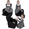 Homeroots Kids Black Comfy Upholstered Recliner Chair with Storage 397760 - alternate 4