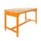 Diversified Spaces Lab Workbench, 16 ga Steel Frame, 96 in W, Carrot AMS96305T - alternate 1