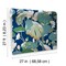 York Wallcoverings Lotus Pond Navy Metallic Wallpaper GO8295 - alternate 7