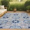 Jonathan Y Mediterranean Medallion Blue/Gray 3 ft. x 5 ft. Indoor/Outdoor Area Rug AMC101A-3 - alternate 1