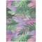 Homeroots 5' X 8' Sage And Mint Green Floral Washable Indoor Outdoor Area Rug 611121 - alternate 6