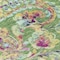 Homeroots 8' Fern Green And Artichoke Green Round Paisley Washable Indoor Outdoor Area Rug 588608 - alternate 8