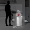 Hls Commercial 13 Gallon / 50 Liter Semi-Round Step Trash Can, Stainless Steel HLSS13D - alternate 6