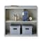 Hirsh Bookcase, 30" H, 34 1/2" W, Light Gray 21988 - alternate 5