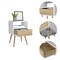 Homeroots 25" Wood One Drawer Nightstand 477925 - alternate 4