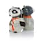 Gibson Home Woodland Raccoon 2 Piece Hard Dolomite Salt and Pepper Set 127223.02 - alternate 7