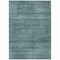 Homeroots 3' X 5' Teal Blue Aqua And Gray Striped Washable Indoor Outdoor Area Rug 588124 - alternate 9