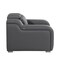 Homeroots 41" Dark Gray Italian Leather Wall Hugger Recliner With USB 634542 - alternate 7