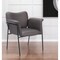 Homeroots 31" Brown And Black Faux Leather And Faux Leather Arm Chair 564975 - alternate 8