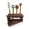 Picnic Time Family Of Brands NFL Las Vegas Raiders Sidecar 5-Piece Bar Tool Set, (Acacia Wood) 672-05-508-237-2 - alternate 3