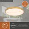 Vaxcel Aurelia 12-in Brushed Gold Contemporary Round LED Flush Mount Ceiling Light Alabaster Shade C0355 - alternate 9