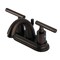 Kingston Brass Double-Handle 4" Centerset Bathroom Faucet with Pop-Up Drain, Oil Rubbed Bronze KB8615CML - alternate 1