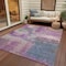Homeroots 9' X 12' Lavender And Purple Abstract Washable Indoor Outdoor Area Rug 609308 - alternate 8