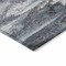 Homeroots 10' X 14' Gray And Silver Abstract Washable Indoor Outdoor Area Rug 612514 - alternate 8