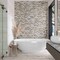 Apollo Tile 11x12 Bardiglio Nuvolato, Carrara Marble Polished Floor and Wall Mosaic Tile 4.83 sqft/case, 5PK APLSE88P06PA - alternate 15