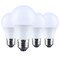 Satco 6.5 Watt LED A19 3000K CCT Medium Base Plastic 120 Volt, 4PK S14347 - alternate 1