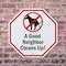 Signmission A Good Neighbor Cleans Up!, 6 Inch X 6 Inch, Plastic Sign OC-P-6-17 - alternate 7