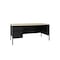 Hirsh Left-Hand Single Pedestal File Office Desk W/ Center Drawer, 30 in D X 29.5 in H, 66 in W X 25049 - alternate 1