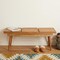Homeroots 47in Brown Solid Wood Storage Bench With Cabinet 718236 - alternate 9