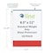 C-Line Products 8-1/2" x 11" Clear Standard Weight Poly Sheet Protectors, 10/PK, 24PK/BX, 6BX/+CT 05017-BX - alternate 6
