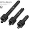 Neiko 0.75 in Drive CrV Steel Impact Extension Bar Set, 3-Pieces, 4 in, 6 in, 10 in Size 00236A - alternate 6