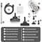 Prolux Tritan Canister Vacuum with Sealed HEPA Filtration and 12 Amp Motor Tritan_white - alternate 8