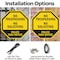 Signmission No Trespassing No Soliciting Police, 10 inch X 10 inch, Aluminum Metal Signs, 5PK OC-A-5Pack-10-102 - alternate 4
