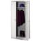 Tennsco Wardrobe Storage Cabinet, 78 in H, 36 in W, 18 in D, Swing, Keyed, Light Gray, 1 Shelves, 0 Drawers 7818WLGY - alternate 1