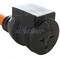 Ac Works Protective Adapter Cord, NEMA L15-30P to NEMA 6-15/20R with 20A Breaker, 1.5 ft, 250V L1530CB620 - alternate 6