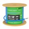 Syston Cable Technology Cat 8 Ethernet Cable S/FTP Bulk, 500ft, Blue, 2000 MHz 22 AWG Solid Copper, CL2R CMR Riser-Rated BULK1588-500BL - alternate 1