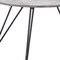 Homeroots Set of Two Gray and Black Wood and Steel Round Nested Coffee Tables 572204 - alternate 9