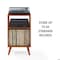 Crosley Asheville Small Record Player Stand With Vinyl Storage CF1150-WA - alternate 7