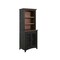 Homeroots 72" Brown and Black Distressed Wood Dining Hutch With Two Doors 630363 - alternate 14