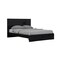 Homeroots Four Piece Black Solid Wood Bedroom Set With Mirror 343987 - alternate 6