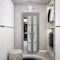 Sartodoors Sliding Closet Bi-fold Doors, Felicia 3312 Ginger Ash with Frosted Glass, Sturdy Tracks Moldings T FELICIA3312BF-GA-48 x 96 (2* 24x96) - alternate 5