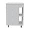 Homeroots 24" White Wood Freestanding Bathroom Vanity With Sink And Medicine Cabinet With Mirror 546366 - alternate 5