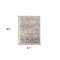 Homeroots 5' X 7' Blue and Orange Floral Stain Resistant Indoor Outdoor Area Rug 531509 - alternate 8