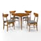 Crosley Landon 5-Piece Round Dining Table Set For 4 KF13044AC - alternate 1