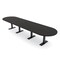 Skutchi Designs 14ft Racetrack Conference Table With Power | Harmony Series | 14 Person Meeting Room Table HAR-RAC-48X168-T.BK-U999ST19-NA - alternate 1